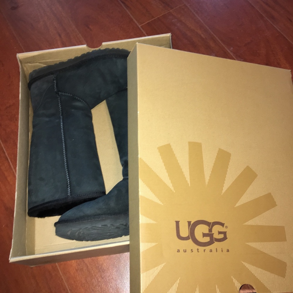 Ugg Boots, tall, black, size 7